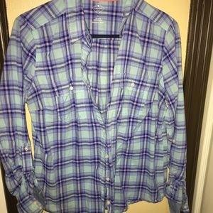 long sleeve plaid shirt